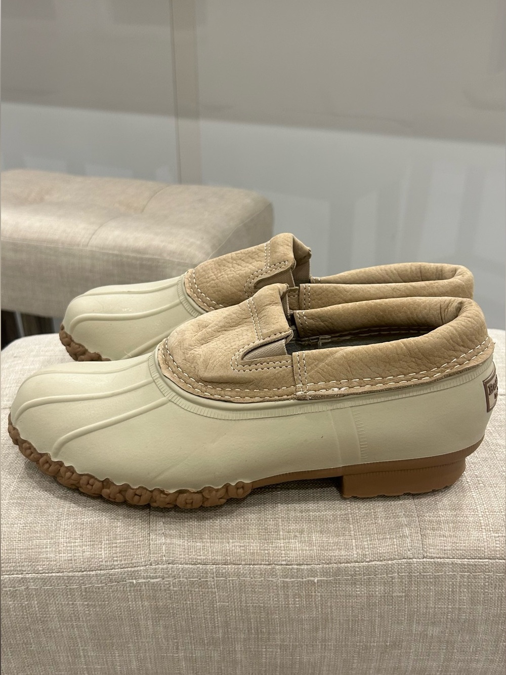 LL Bean Slip On Rubber Mocs